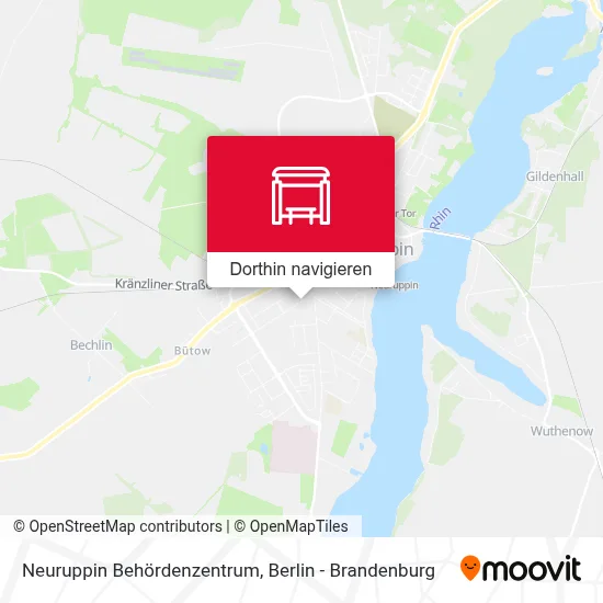Neuruppin Behördenzentrum Karte