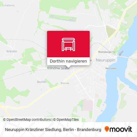 Neuruppin Kränzliner Siedlung Karte