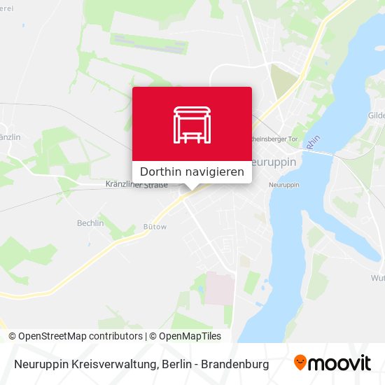 Neuruppin Kreisverwaltung Karte