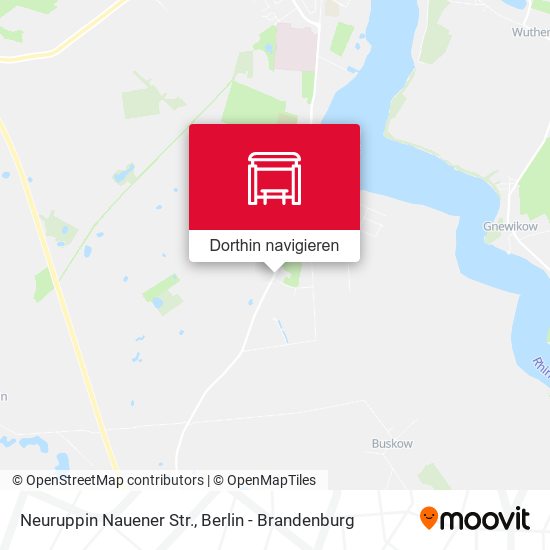 Neuruppin Nauener Str. Karte