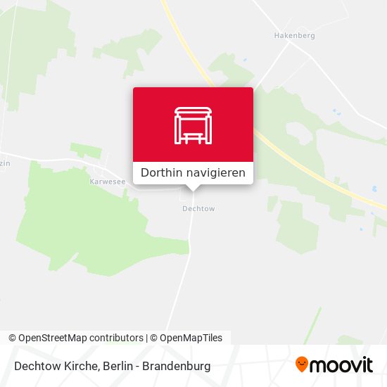 Dechtow Kirche Karte