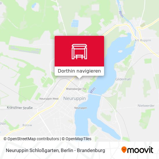 Neuruppin Schloßgarten Karte