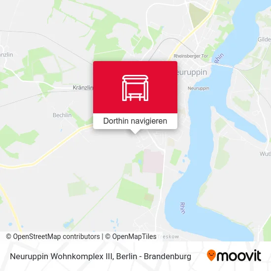 Neuruppin Wohnkomplex III Karte