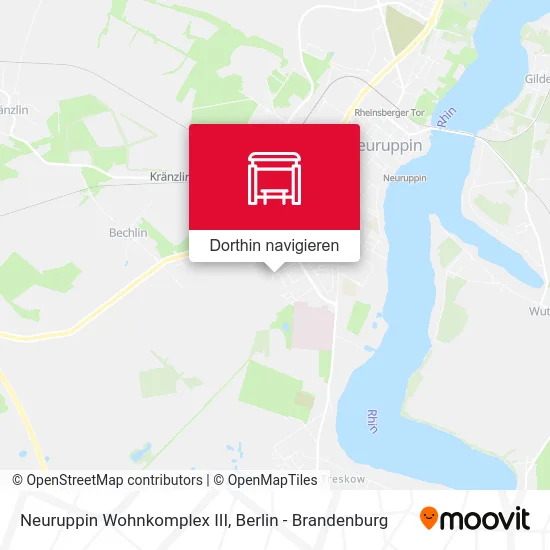 Neuruppin Wohnkomplex III Karte