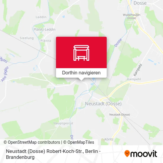 Neustadt (Dosse) Robert-Koch-Str. Karte