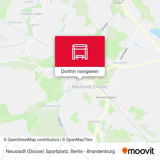 Neustadt (Dosse) Sportplatz Karte