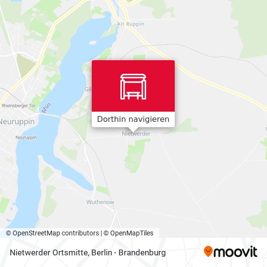 Nietwerder Ortsmitte Karte