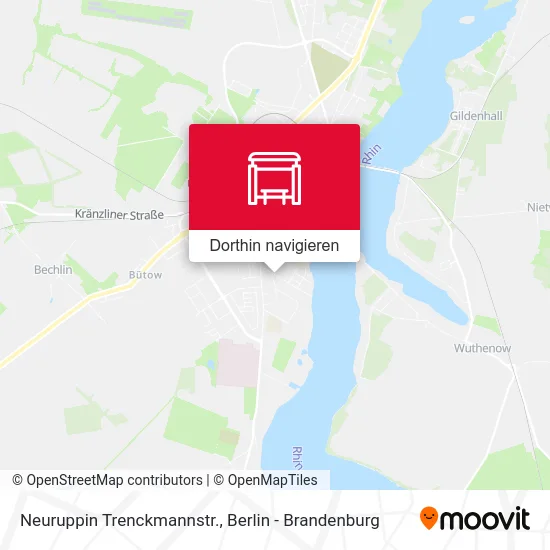 Neuruppin Trenckmannstr. Karte