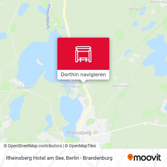 Rheinsberg Hotel am See Karte