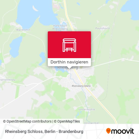 Rheinsberg Schloss Karte