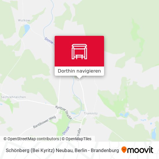 Schönberg (Bei Kyritz) Neubau Karte