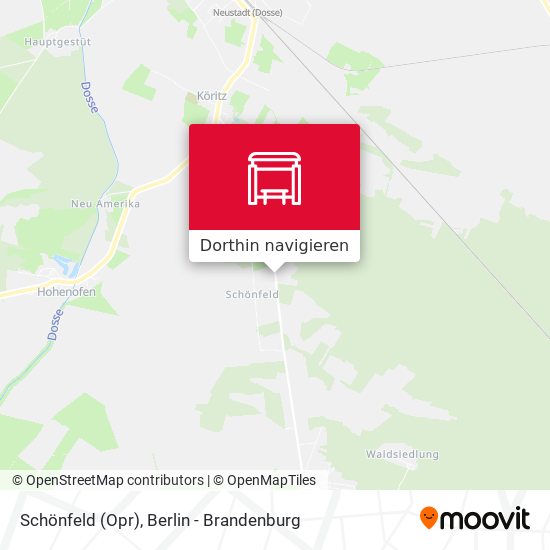 Schönfeld (Opr) Karte