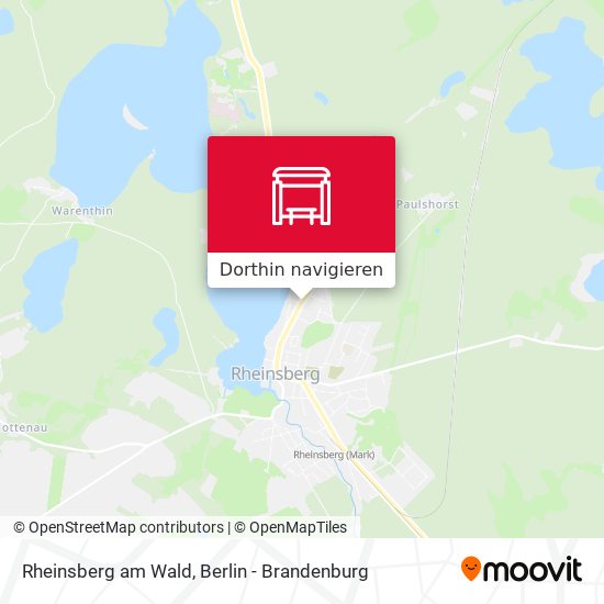 Rheinsberg am Wald Karte