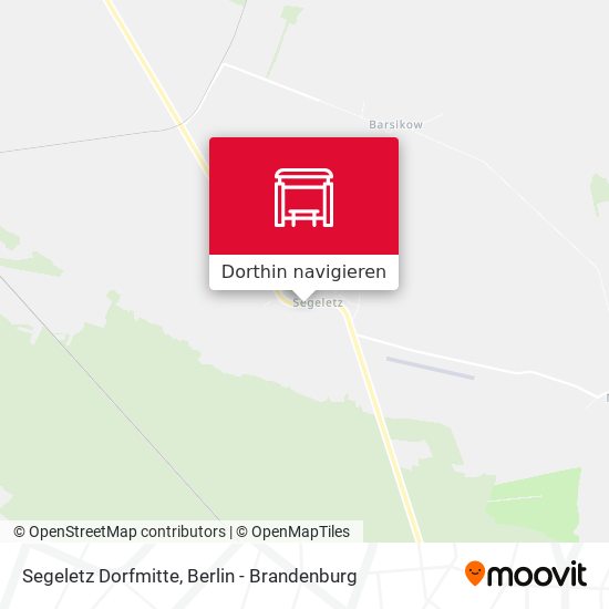 Segeletz Dorfmitte Karte