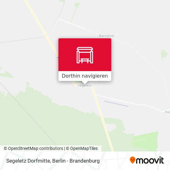 Segeletz Dorfmitte Karte