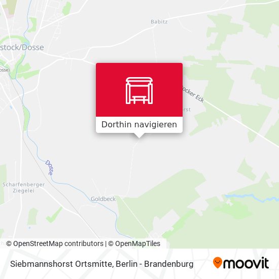 Siebmannshorst Ortsmitte Karte