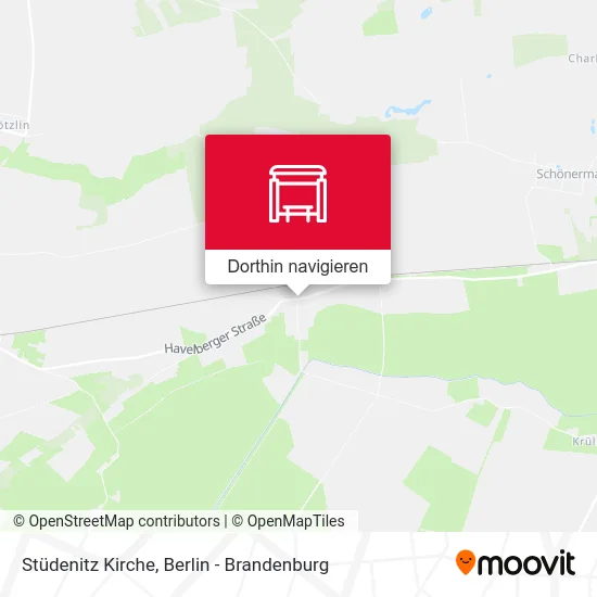 Stüdenitz Kirche Karte