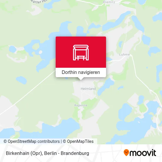 Birkenhain (Opr) Karte