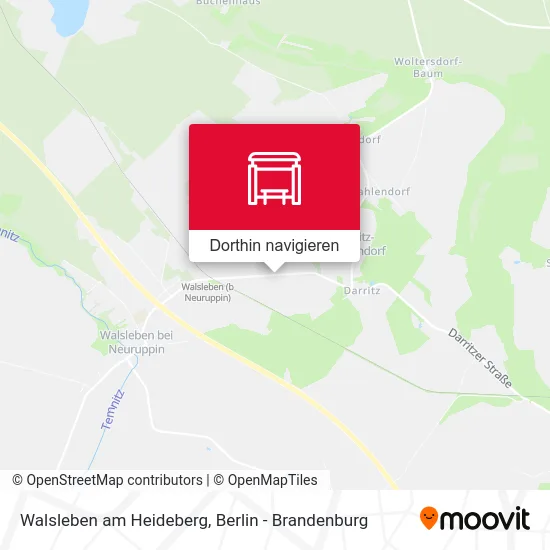 Walsleben am Heideberg Karte