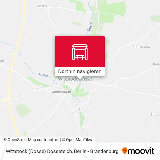 Wittstock (Dosse) Dosseteich Karte