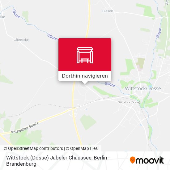 Wittstock (Dosse) Jabeler Chaussee Karte