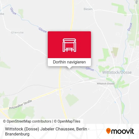 Wittstock (Dosse) Jabeler Chaussee Karte