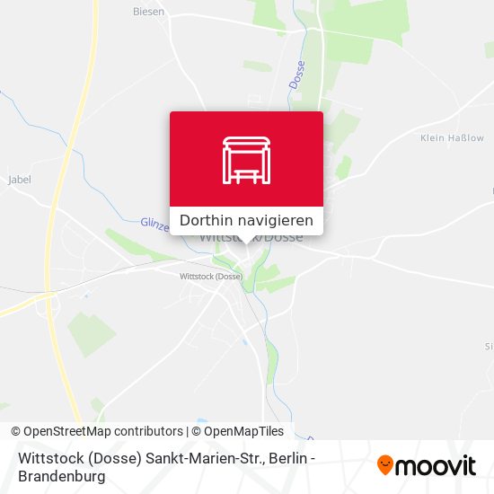 Wittstock (Dosse) Sankt-Marien-Str. Karte