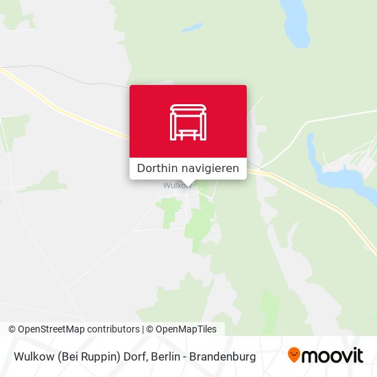 Wulkow (Bei Ruppin) Dorf Karte