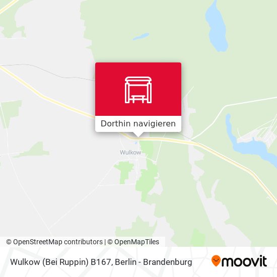 Wulkow (Bei Ruppin) B167 Karte
