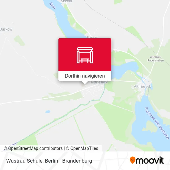 Wustrau Schule Karte