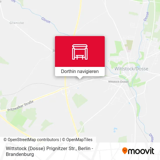 Wittstock (Dosse) Prignitzer Str. Karte