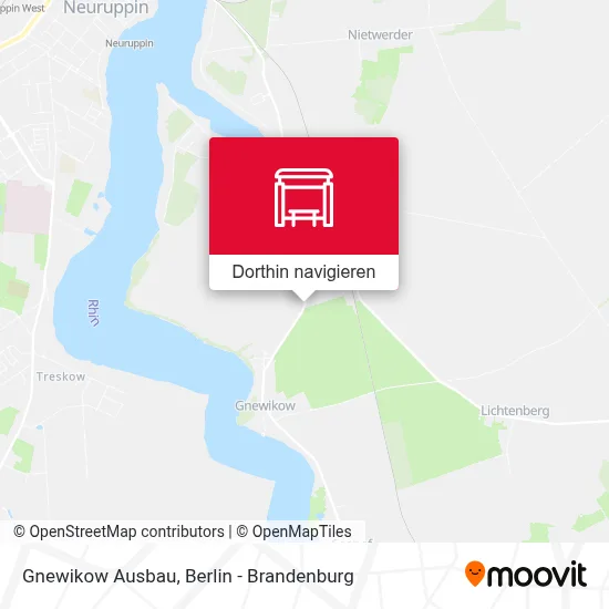 Gnewikow Ausbau Karte