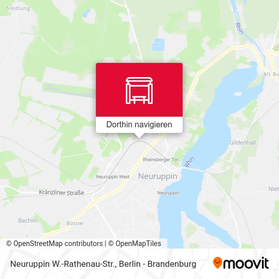 Neuruppin W.-Rathenau-Str. Karte