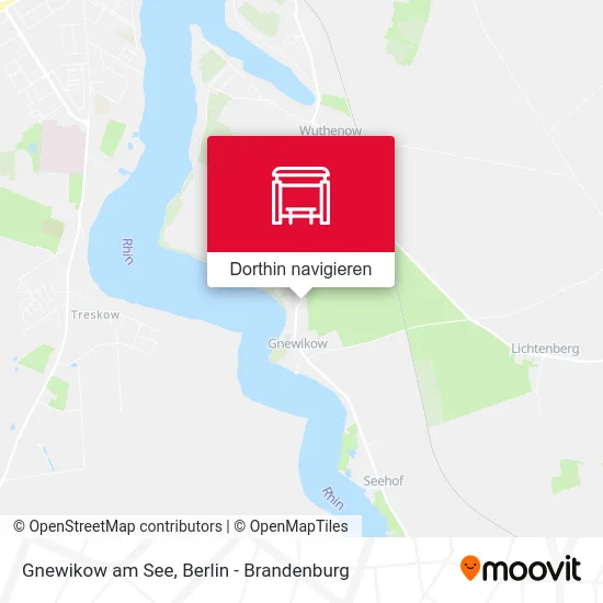 Gnewikow am See Karte