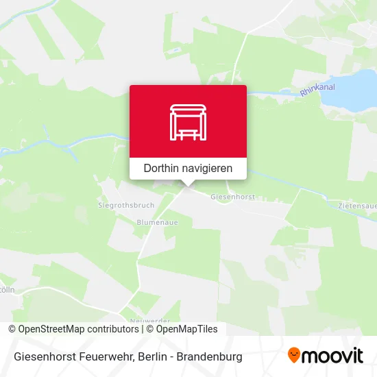 Giesenhorst Feuerwehr Karte