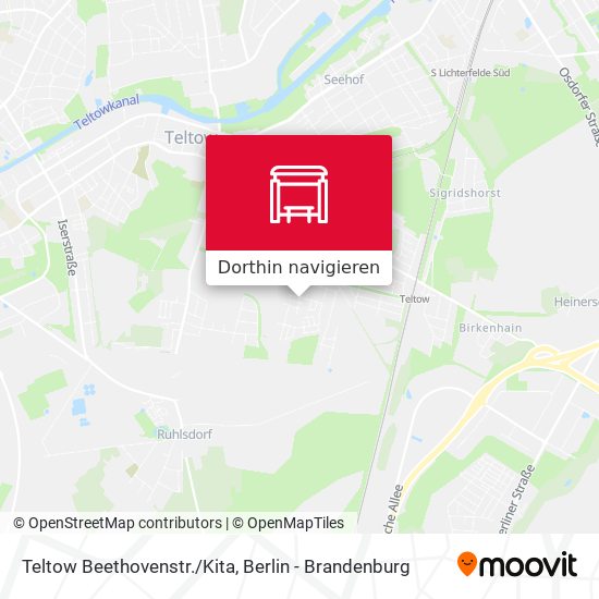 Teltow Beethovenstr./Kita Karte