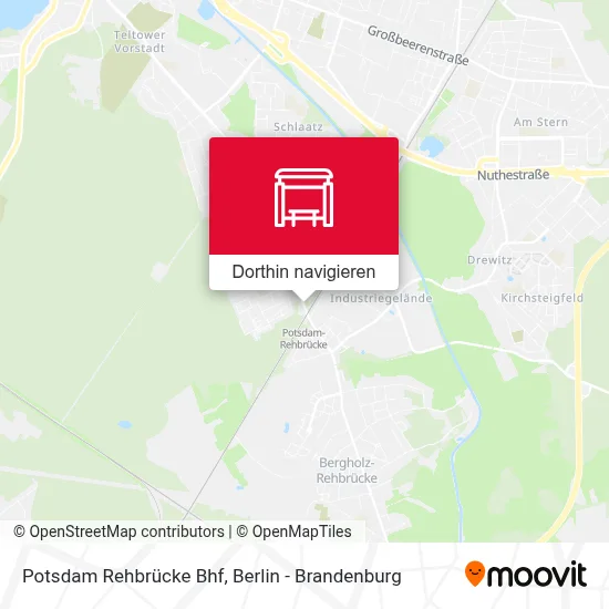 Potsdam Rehbrücke Bhf Karte