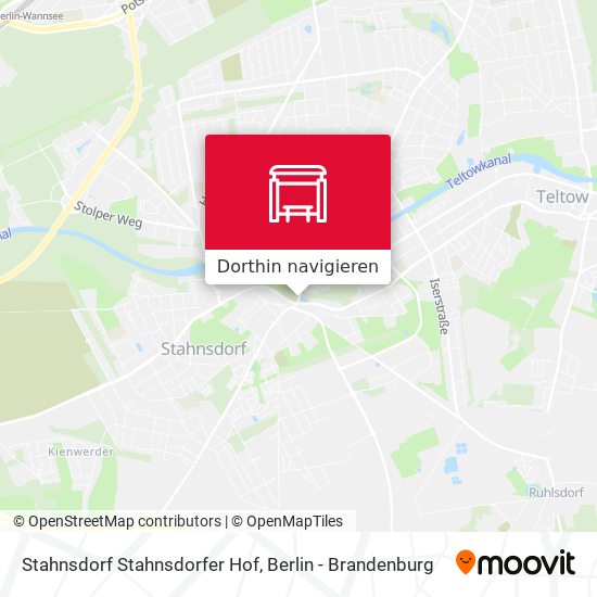 Stahnsdorf Stahnsdorfer Hof Karte