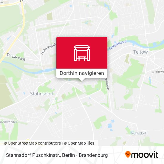 Stahnsdorf Puschkinstr. Karte