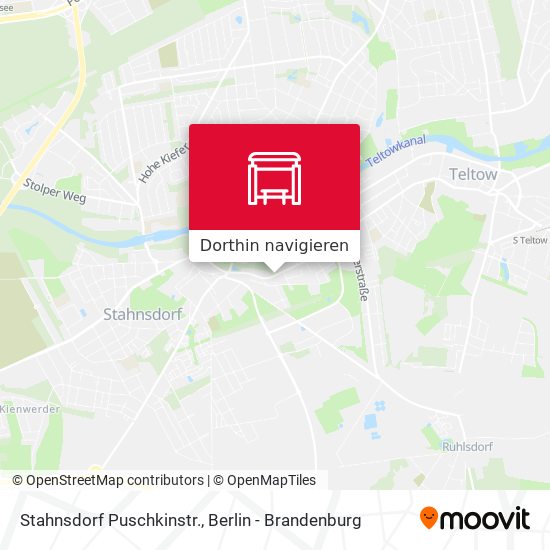 Stahnsdorf Puschkinstr. Karte