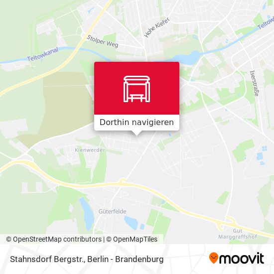 Stahnsdorf Bergstr. Karte