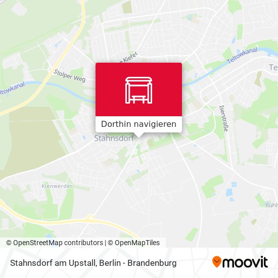 Stahnsdorf am Upstall Karte