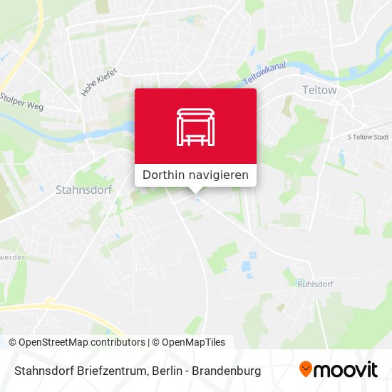 Stahnsdorf Briefzentrum Karte