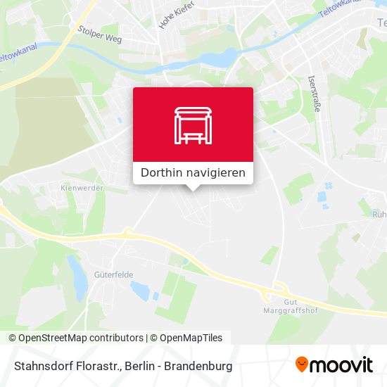 Stahnsdorf Florastr. Karte