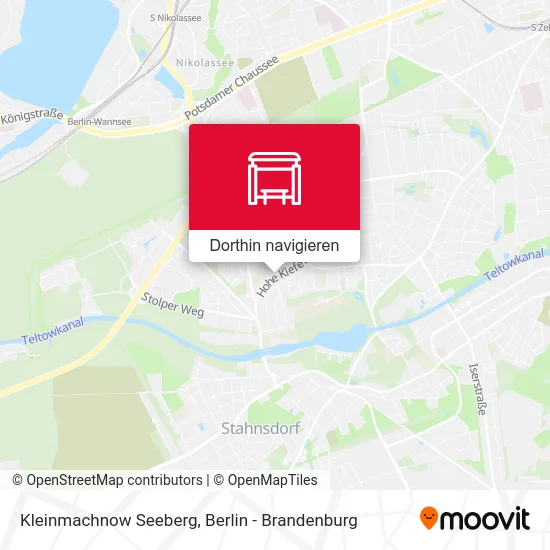 Kleinmachnow Seeberg Karte