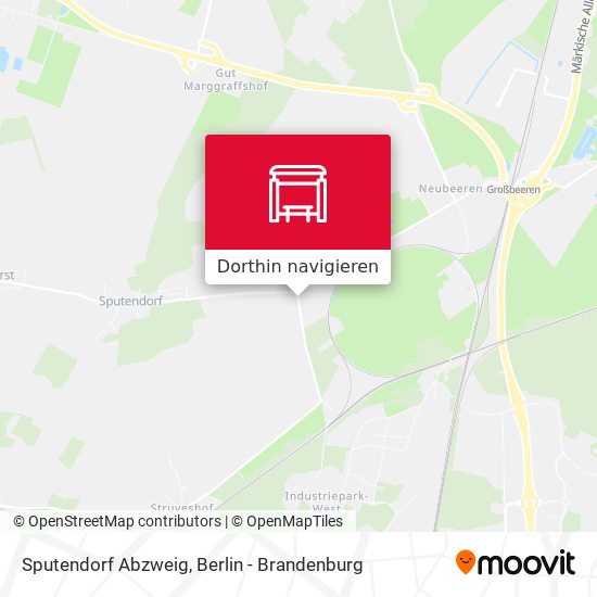 Sputendorf Abzweig Karte