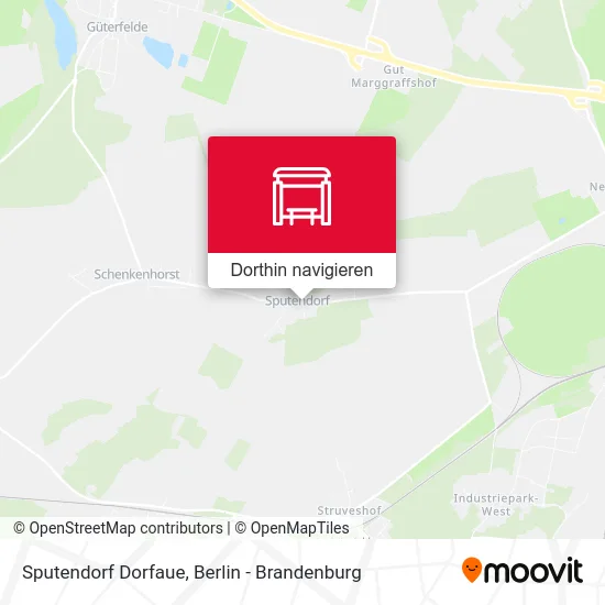 Sputendorf Dorfaue Karte