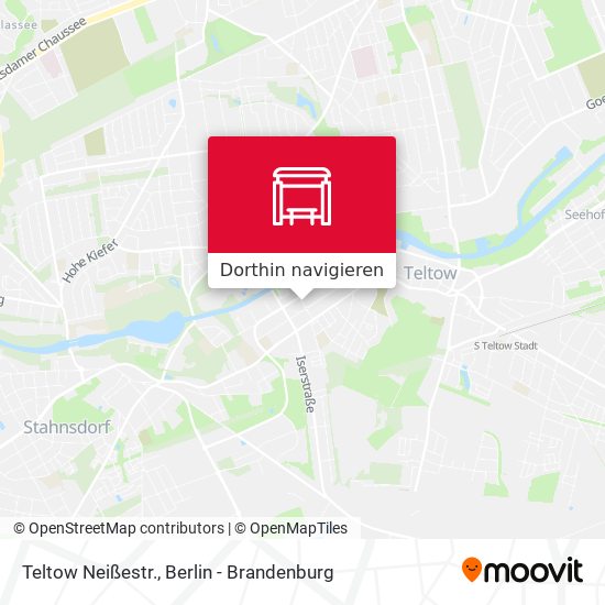 Teltow Neißestr. Karte