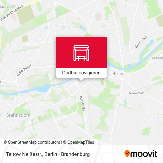 Teltow Neißestr. Karte