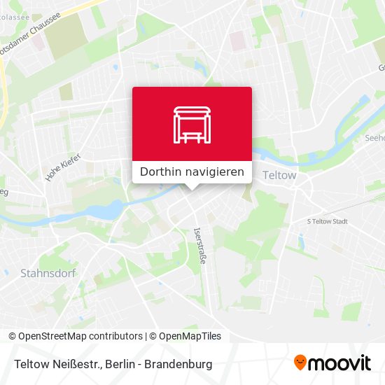 Teltow Neißestr. Karte